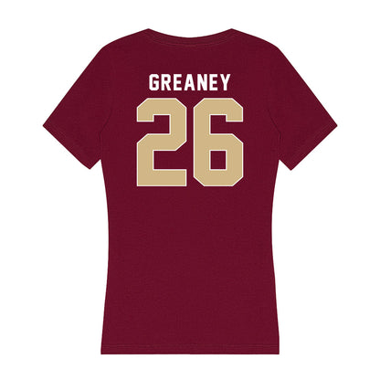 FSU - NCAA Baseball : Nick Greaney - Women's V-Neck T-Shirt-1