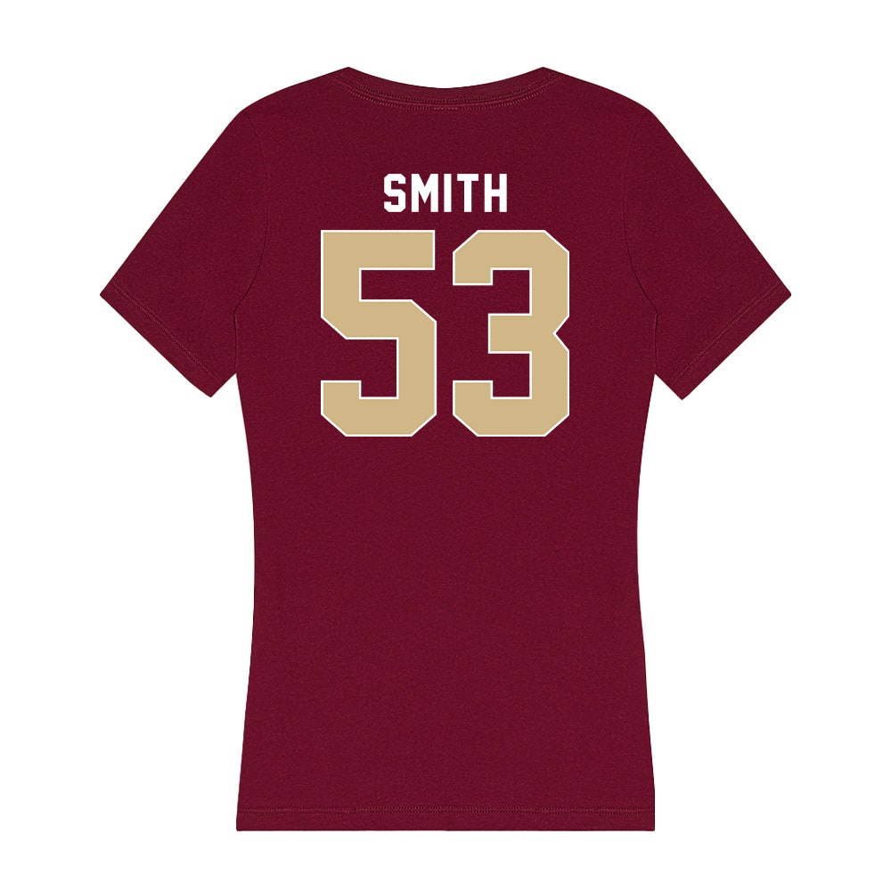 FSU - NCAA Football : Maurice Smith - Women's V-Neck T-Shirt-1