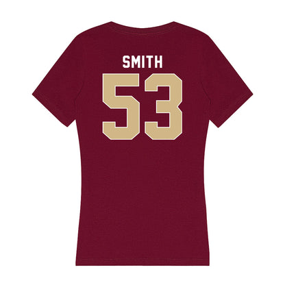 FSU - NCAA Football : Maurice Smith - Women's V-Neck T-Shirt-1