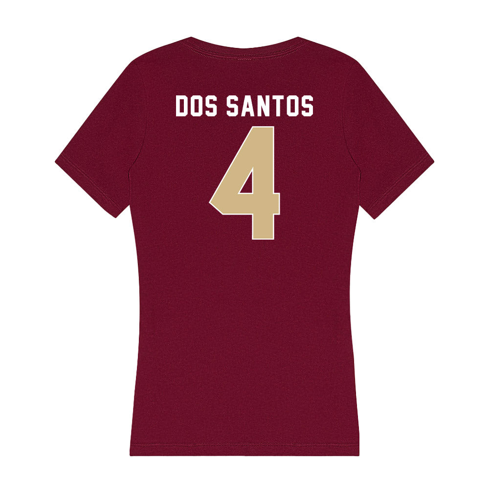 FSU - NCAA Women's Basketball : Raiane Dos Santos - Women's V-Neck T-Shirt-1