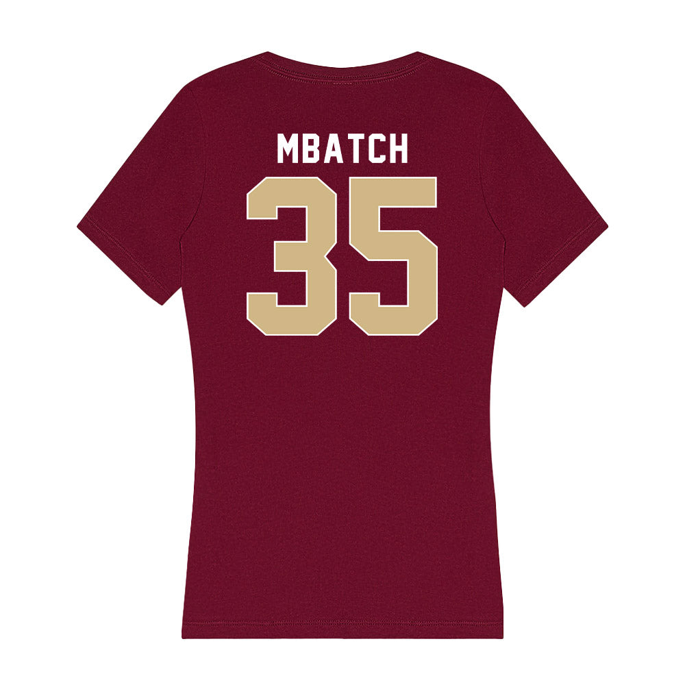 FSU - NCAA Men's Basketball : Alhagie waka Mbatch - Women's V-Neck T-Shirt-1