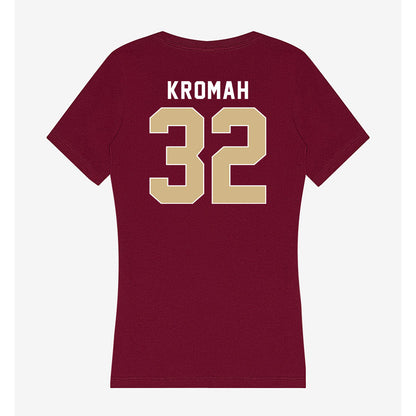 FSU - NCAA Football : Ousmane Kromah - Women's V-Neck T-Shirt-1
