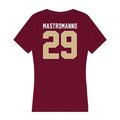 FSU - NCAA Football : Alex Mastromanno - Women's V-Neck T-Shirt-1