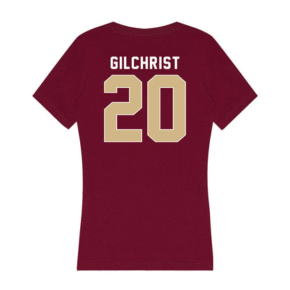 FSU - NCAA Women's Soccer : Heather Gilchrist - Women's V-Neck T-Shirt-1