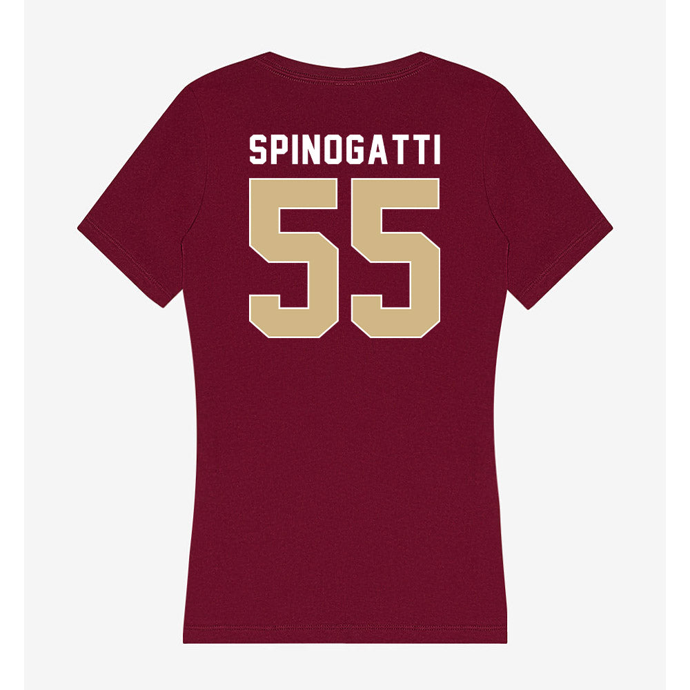 FSU - NCAA Softball : Danika Spinogatti - Women's V-Neck T-Shirt-1