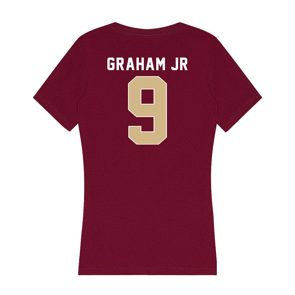 FSU - NCAA Football : Omar Graham Jr - Women's V-Neck T-Shirt-1