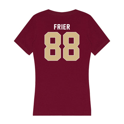 FSU - NCAA Football : Camdon Frier - Women's V-Neck T-Shirt-1