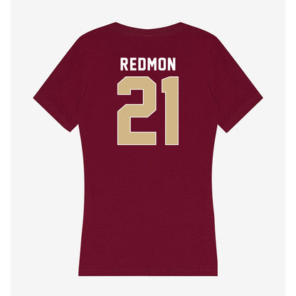 FSU - NCAA Football : Max Redmon - Women's V-Neck T-Shirt-1