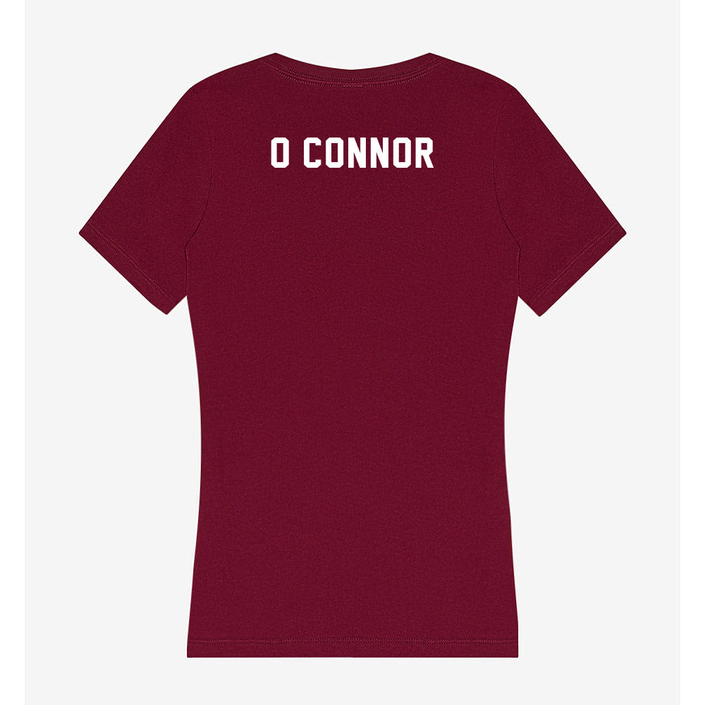 FSU - NCAA Men's Swimming & Diving : Liam O Connor - Women's V-Neck T-Shirt-1