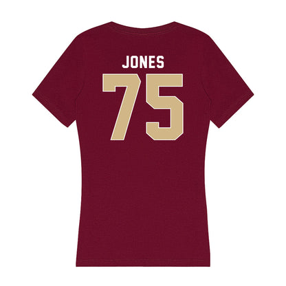 FSU - NCAA Football : Keiondre Jones - Women's V-Neck T-Shirt-1