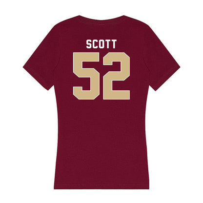 FSU - NCAA Football : Robert Scott - Women's V-Neck T-Shirt-1