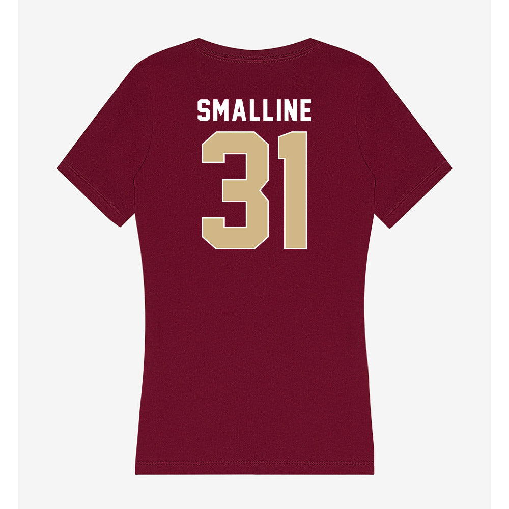 FSU - NCAA Women's Lacrosse : Lexi Smalline - Women's V-Neck T-Shirt-1