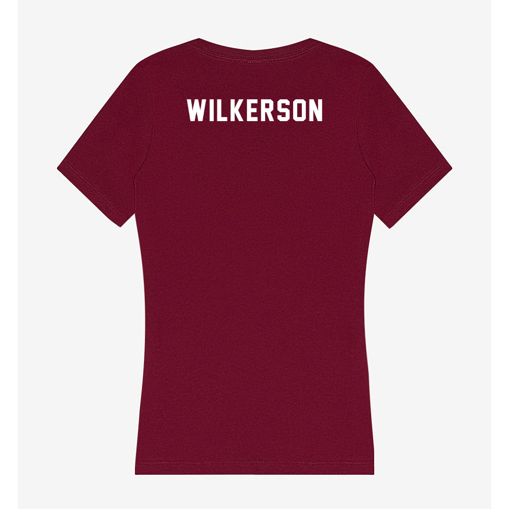 FSU - NCAA Men's Track & Field : British Wilkerson - Women's V-Neck T-Shirt-0