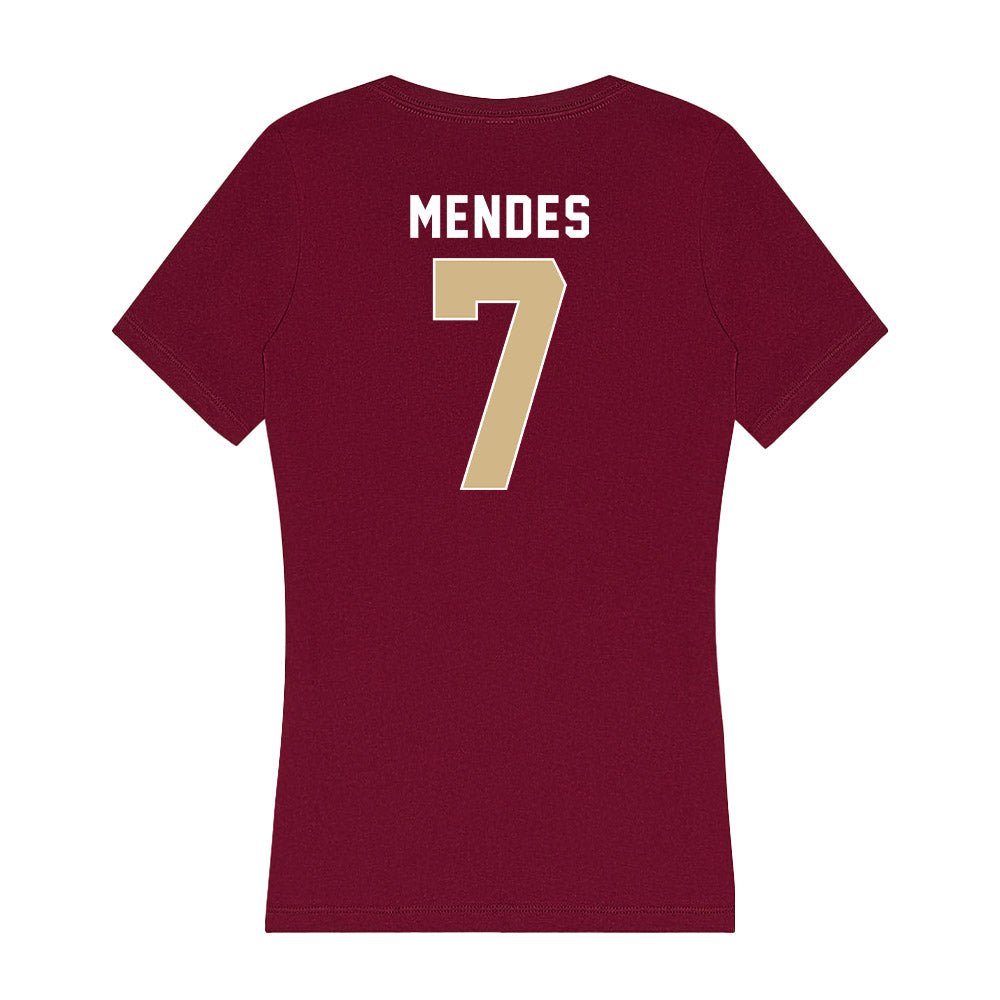 FSU - NCAA Baseball : Wes Mendes - Women's V-Neck T-Shirt-1