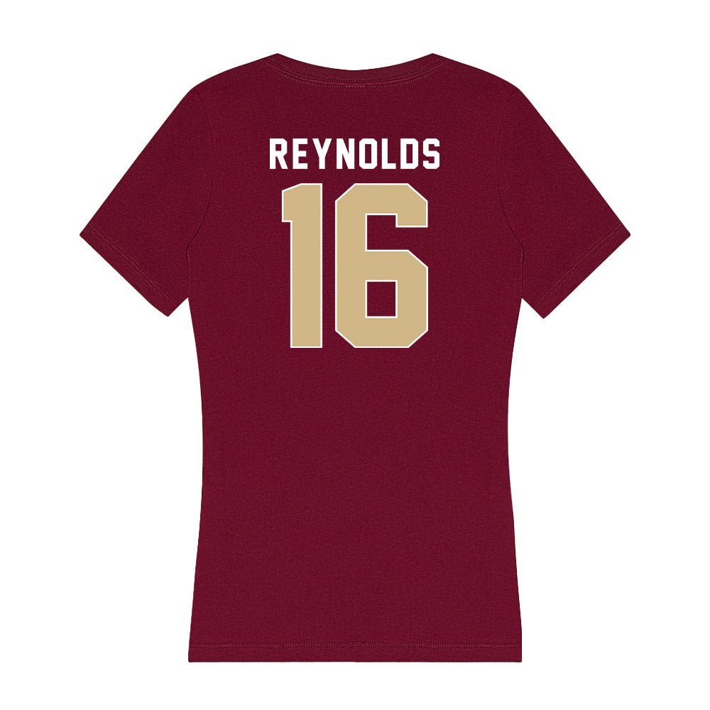 FSU - NCAA Women's Volleyball : Ashley Reynolds - Women's V-Neck T-Shirt-1