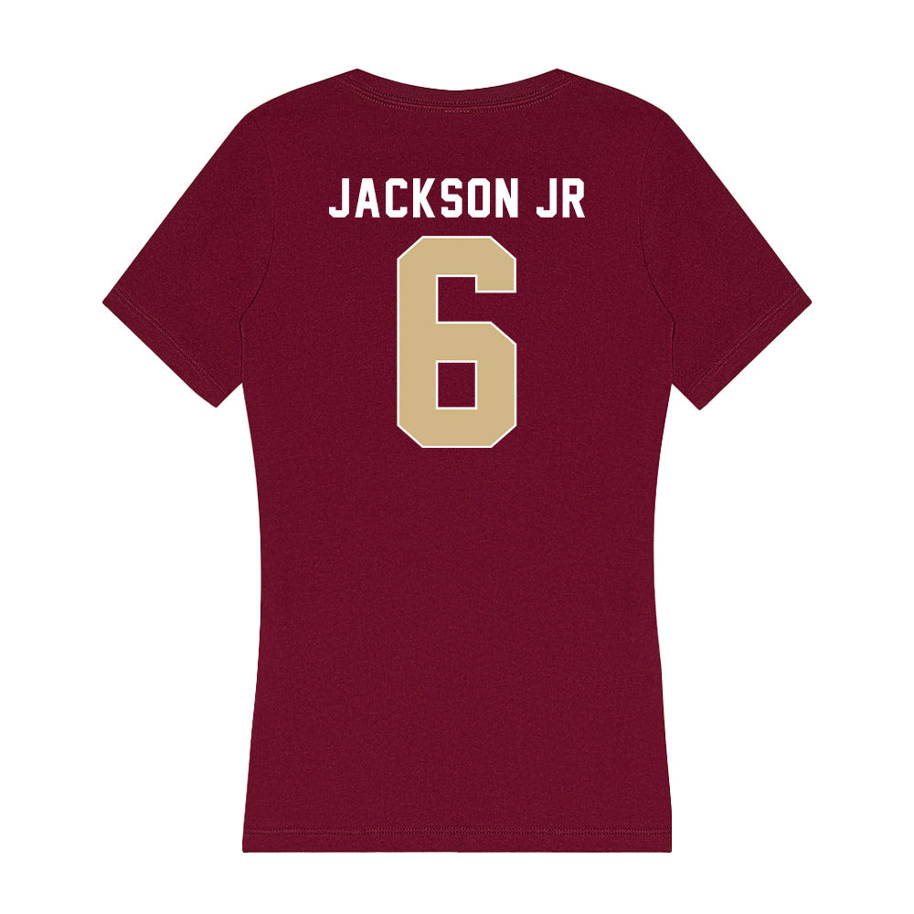 FSU - NCAA Football : Darrell Jackson Jr - Women's V-Neck T-Shirt-1