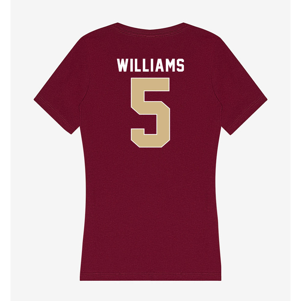 FSU - NCAA Football : Roydell Williams - Women's V-Neck T-Shirt-1