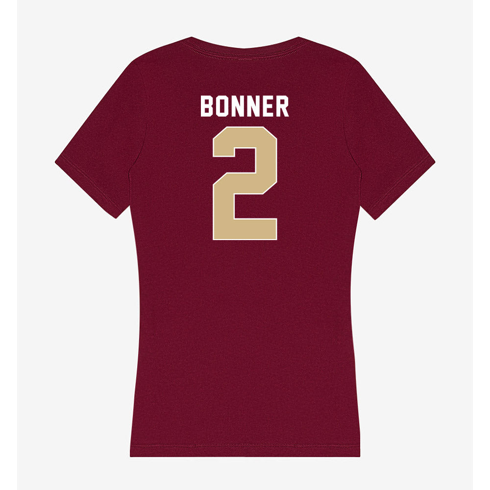 FSU - NCAA Women's Basketball : Amaya Bonner - Women's V-Neck T-Shirt-1