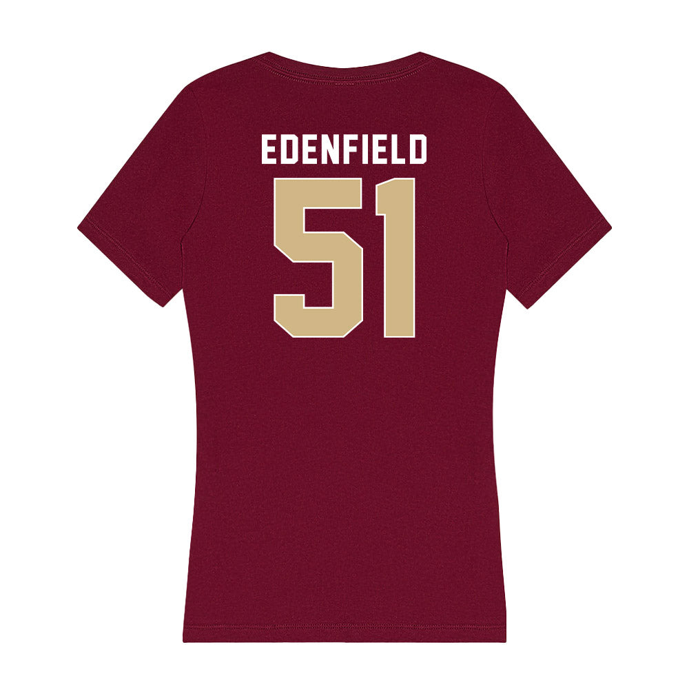 FSU - NCAA Softball : Michaela Edenfield - Women's V-Neck T-Shirt-1