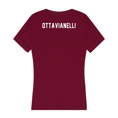 FSU - NCAA Women's Swimming & Diving : Arianna Ottavianelli - Women's V-Neck T-Shirt-1