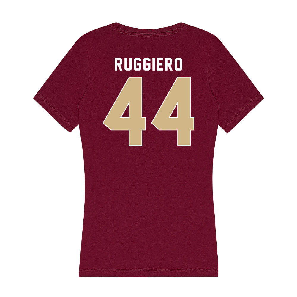 FSU - NCAA Softball : Isabella Ruggiero - Women's V-Neck T-Shirt-1