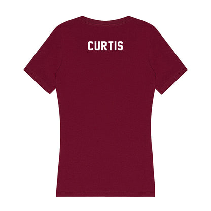 FSU - NCAA Women's Track & Field : Zee Curtis - Women's V-Neck T-Shirt-1