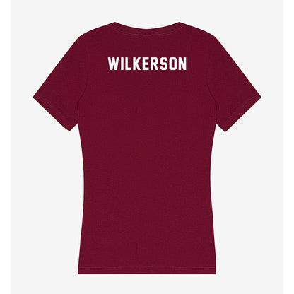 FSU - NCAA Men's Track & Field : British Wilkerson - Women's V-Neck T-Shirt-1