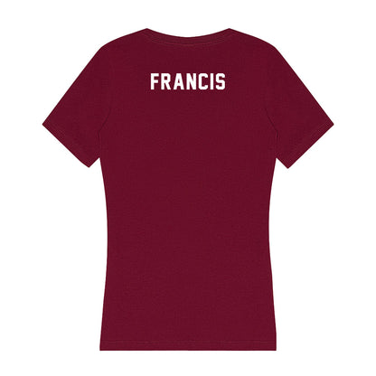 FSU - NCAA Women's Track & Field : Jaden Francis - Women's V-Neck T-Shirt-1