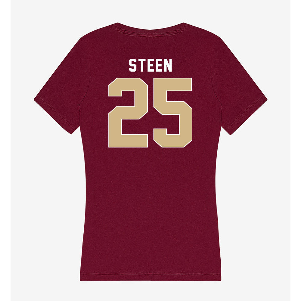 FSU - NCAA Men's Basketball : Alex Steen - Women's V-Neck T-Shirt-1
