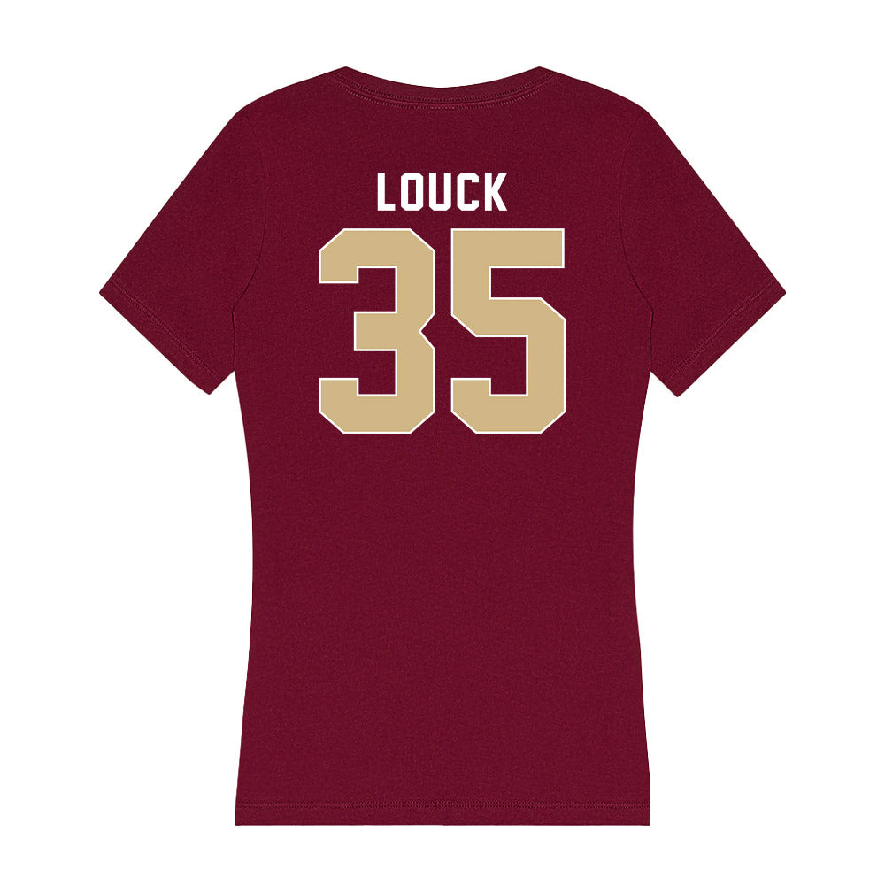 FSU - NCAA Baseball : Brady Louck - Women's V-Neck T-Shirt-1