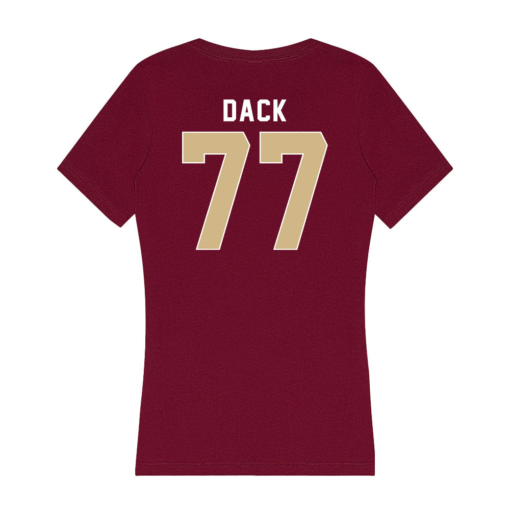 FSU - NCAA Softball : Katie Dack - Women's V-Neck T-Shirt-1