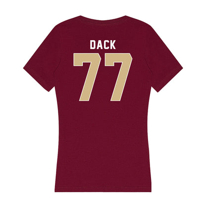 FSU - NCAA Softball : Katie Dack - Women's V-Neck T-Shirt-1