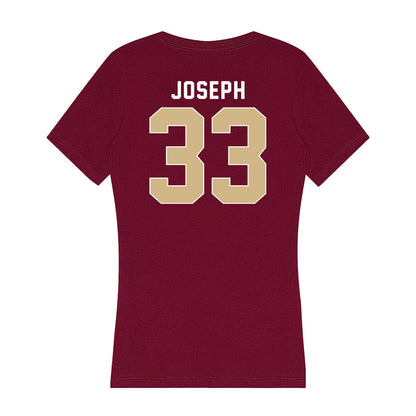 FSU - NCAA Football : Edwin Joseph - Women's V-Neck T-Shirt-1