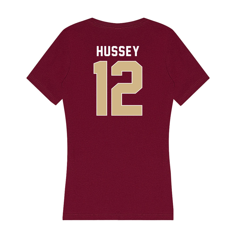 FSU - NCAA Football : Conrad Hussey - Women's V-Neck T-Shirt-1