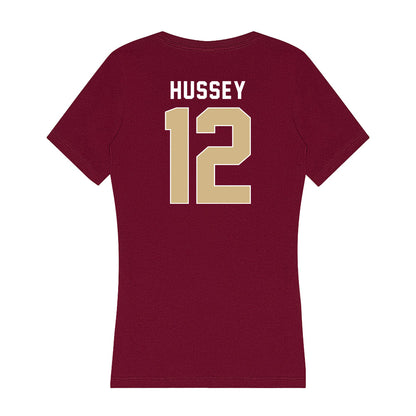 FSU - NCAA Football : Conrad Hussey - Women's V-Neck T-Shirt-1