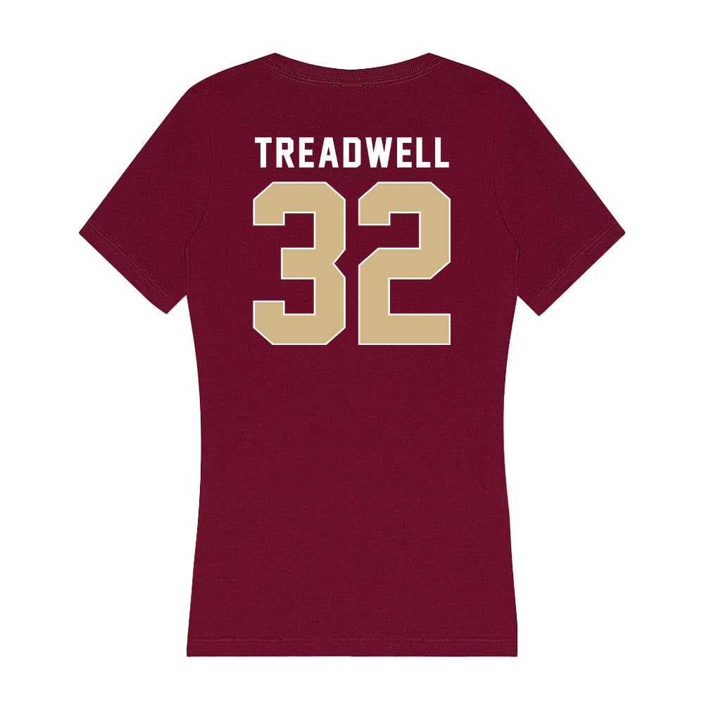 FSU - NCAA Women's Basketball : Avery Treadwell - Women's V-Neck T-Shirt-1