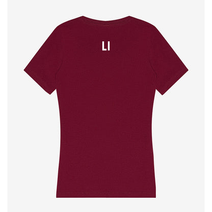 FSU - NCAA Women's Tennis : Tina Li - Women's V-Neck T-Shirt-1