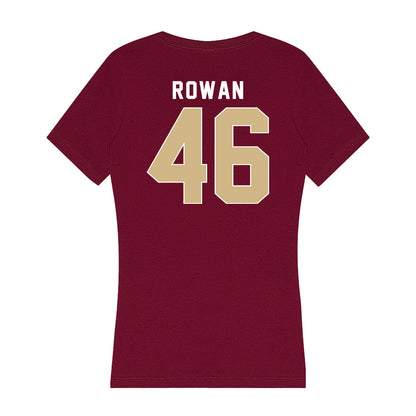 FSU - NCAA Baseball : Hudson Rowan - Women's V-Neck T-Shirt-1