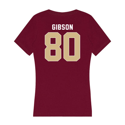 FSU - NCAA Football : BJ Gibson - Women's V-Neck T-Shirt-1