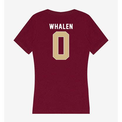 FSU - NCAA Women's Volleyball : Payton Whalen - Women's V-Neck T-Shirt-1