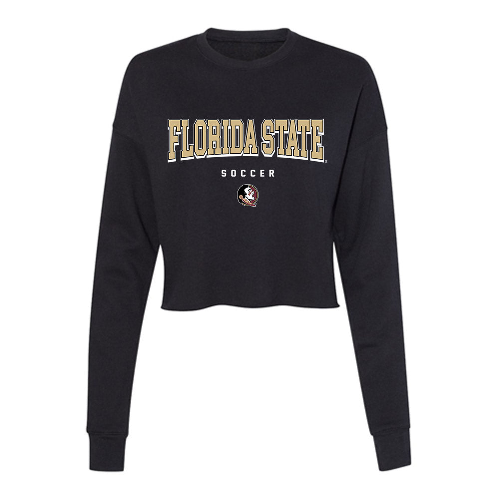 FSU - NCAA Women's Soccer : Ashlyn Puerta - Women's Cropped Crew Fleece-0