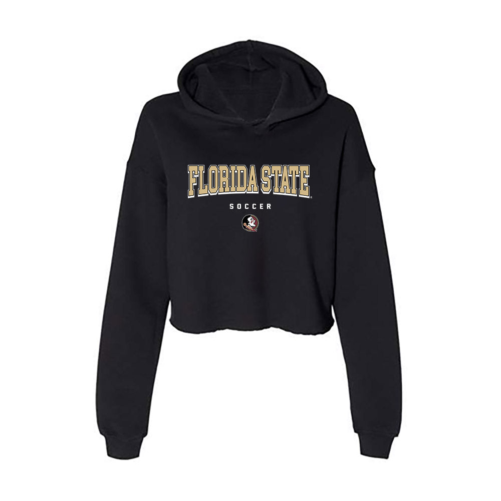 FSU - NCAA Women's Soccer : Camille Ashe - Women's Crop Fleece Hoodie-0