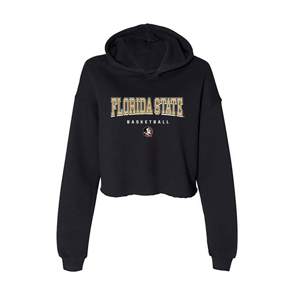 FSU - NCAA Women's Basketball : O'mariah Gordon - Women's Crop Fleece Hoodie-0