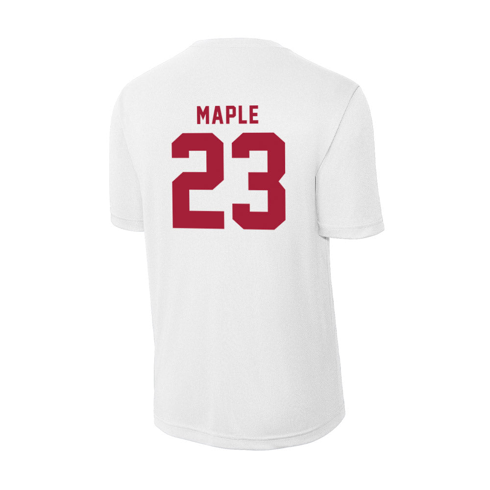 Indiana - NCAA Women's Volleyball : Delaynie Maple - Activewear T-Shirt-1