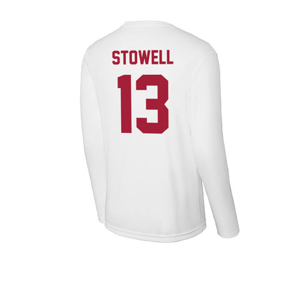 Stanford - NCAA Beach Volleyball : Clara Stowell - Activewear Long Sleeve T-Shirt-1