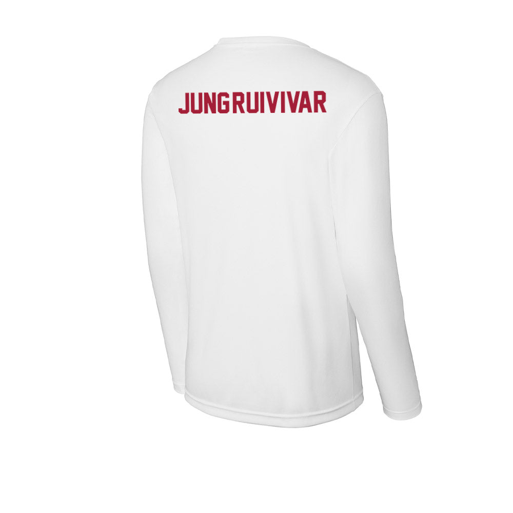 Stanford - NCAA Women's Gymnastics : Levi Jung-Ruivivar - Activewear Long Sleeve T-Shirt-1