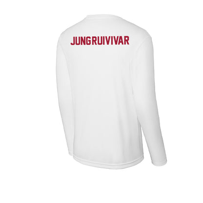 Stanford - NCAA Women's Gymnastics : Levi Jung-Ruivivar - Activewear Long Sleeve T-Shirt-1
