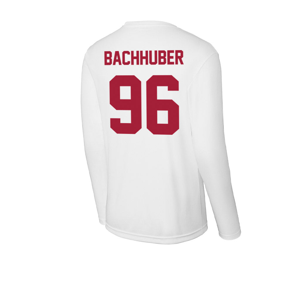 Stanford - NCAA Football : Connor Bachhuber - Activewear Long Sleeve T-Shirt-1