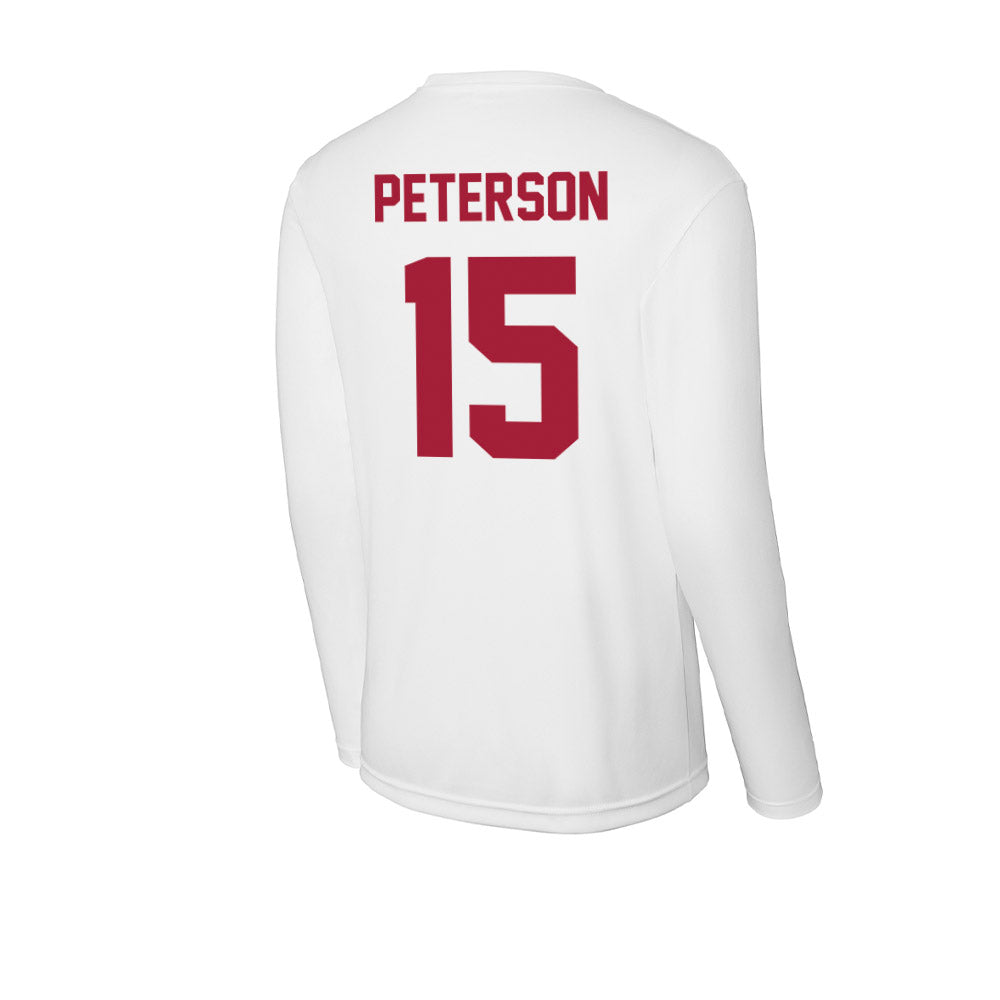 Stanford - NCAA Women's Basketball : Harper Peterson - Activewear Long Sleeve T-Shirt-1