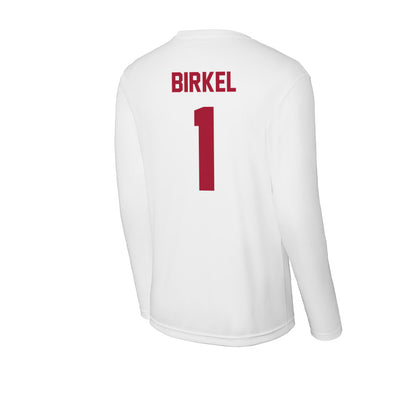 Stanford - NCAA Women's Soccer : Caroline Birkel - Activewear Long Sleeve T-Shirt-1